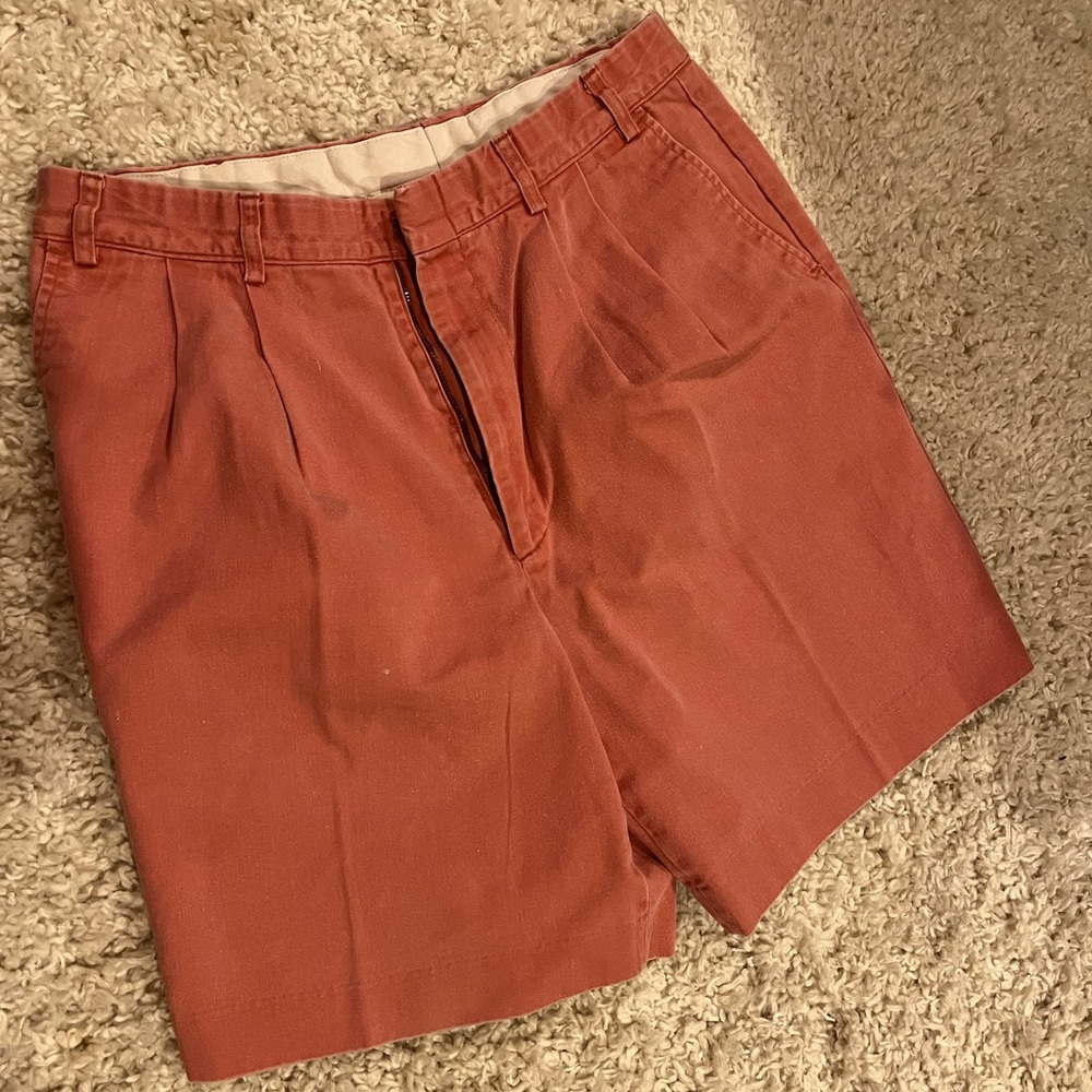 Vintage Salmon Pink Chino Shorts US 34 Classic Casual